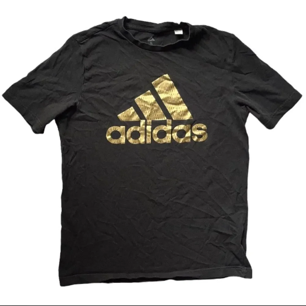 Adidas Gold logo tee